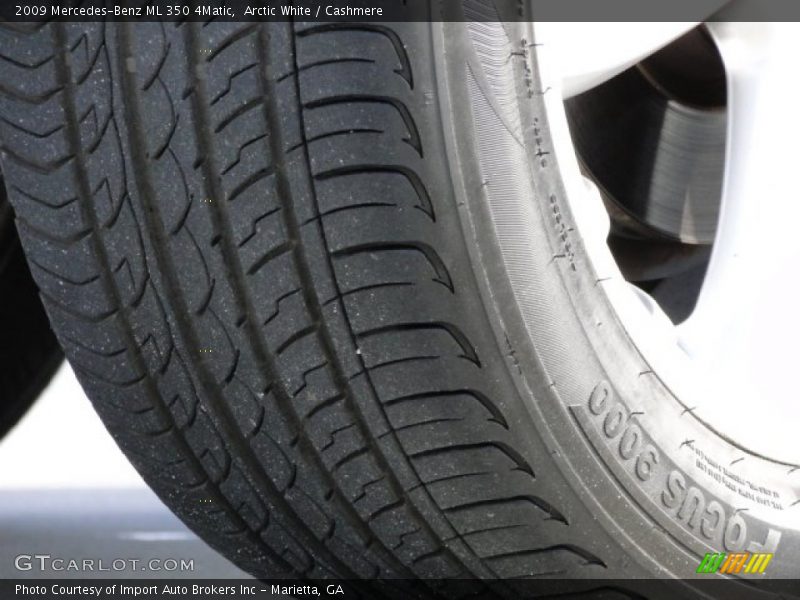 Arctic White / Cashmere 2009 Mercedes-Benz ML 350 4Matic