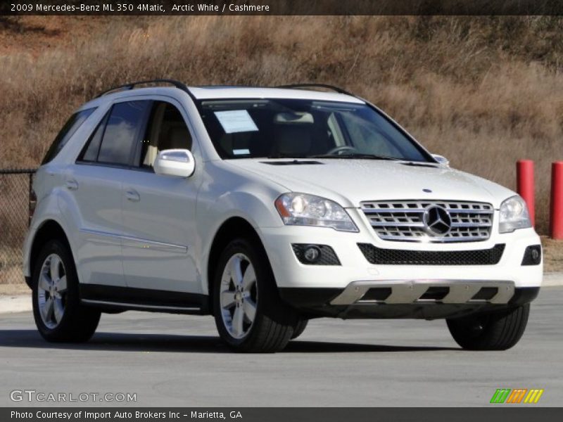 Arctic White / Cashmere 2009 Mercedes-Benz ML 350 4Matic