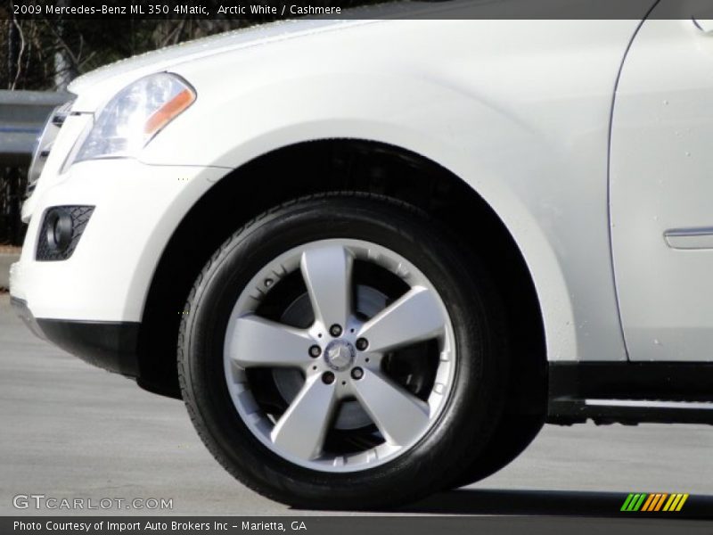Arctic White / Cashmere 2009 Mercedes-Benz ML 350 4Matic