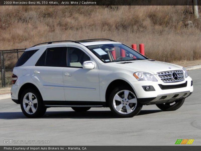 Arctic White / Cashmere 2009 Mercedes-Benz ML 350 4Matic