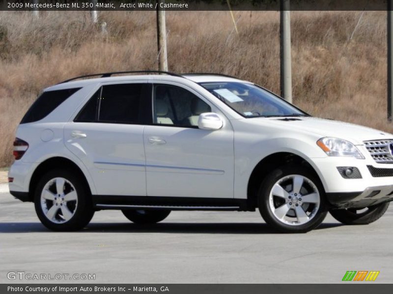 Arctic White / Cashmere 2009 Mercedes-Benz ML 350 4Matic