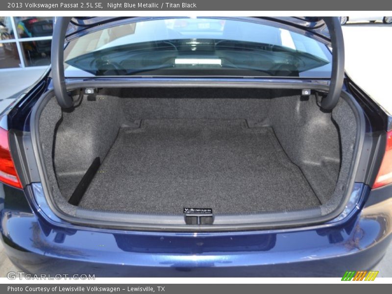  2013 Passat 2.5L SE Trunk