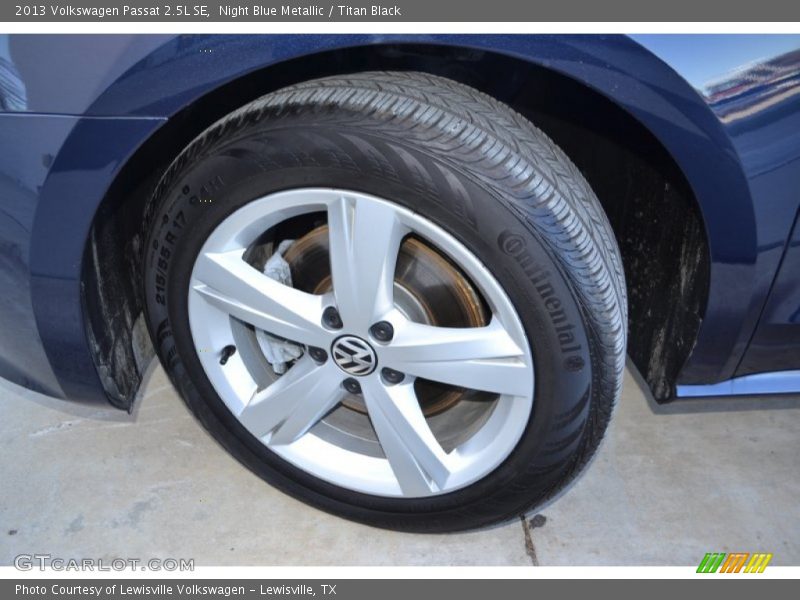  2013 Passat 2.5L SE Wheel