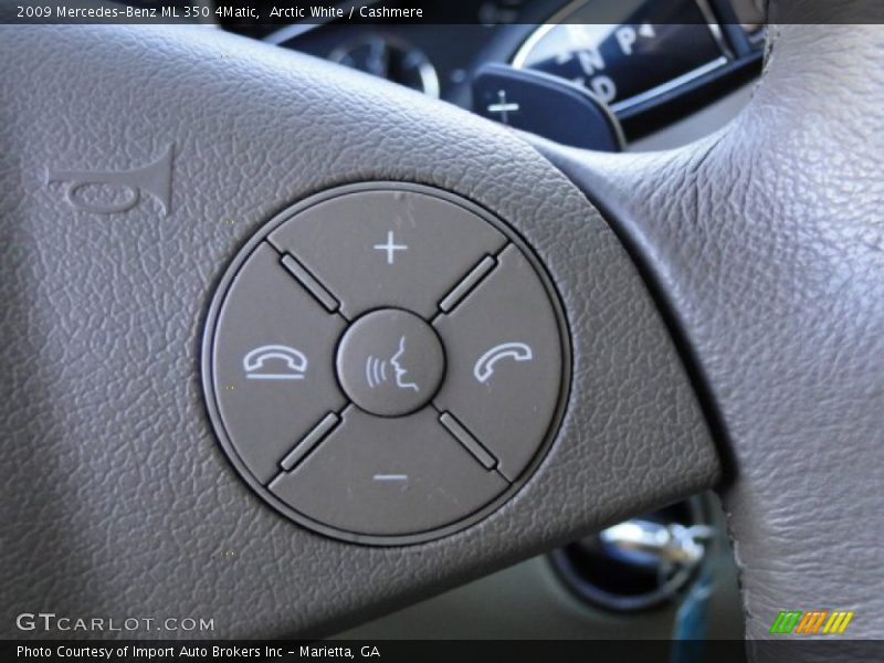 Arctic White / Cashmere 2009 Mercedes-Benz ML 350 4Matic