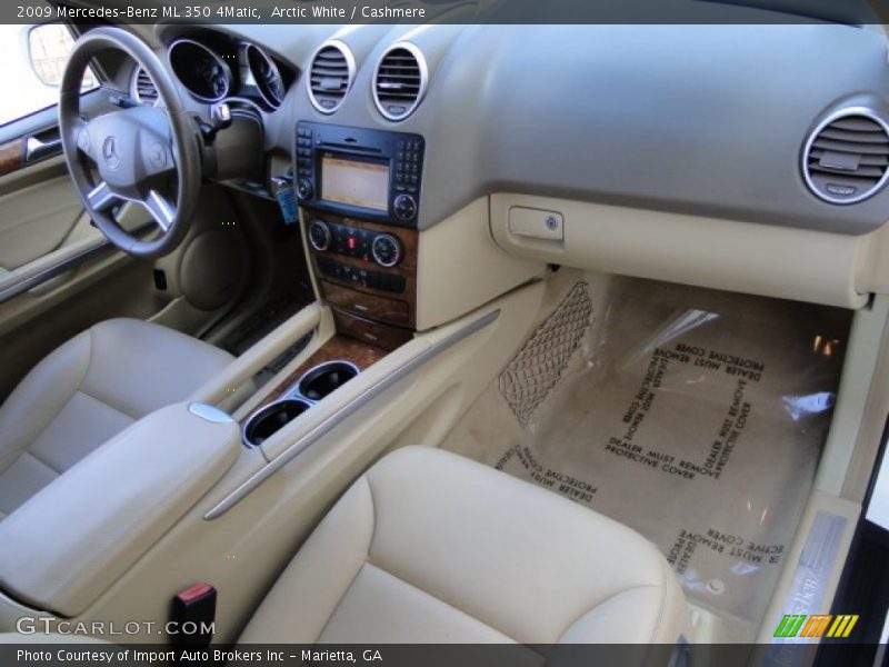 Arctic White / Cashmere 2009 Mercedes-Benz ML 350 4Matic