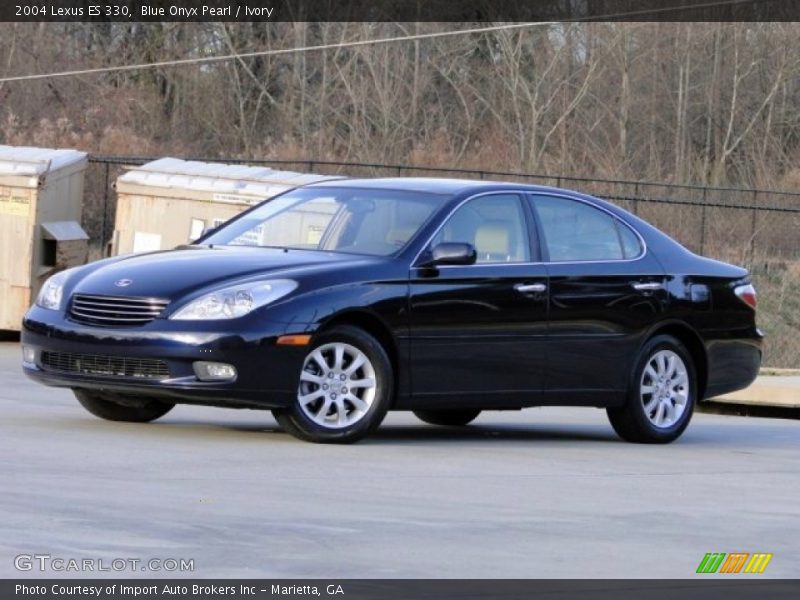 Blue Onyx Pearl / Ivory 2004 Lexus ES 330