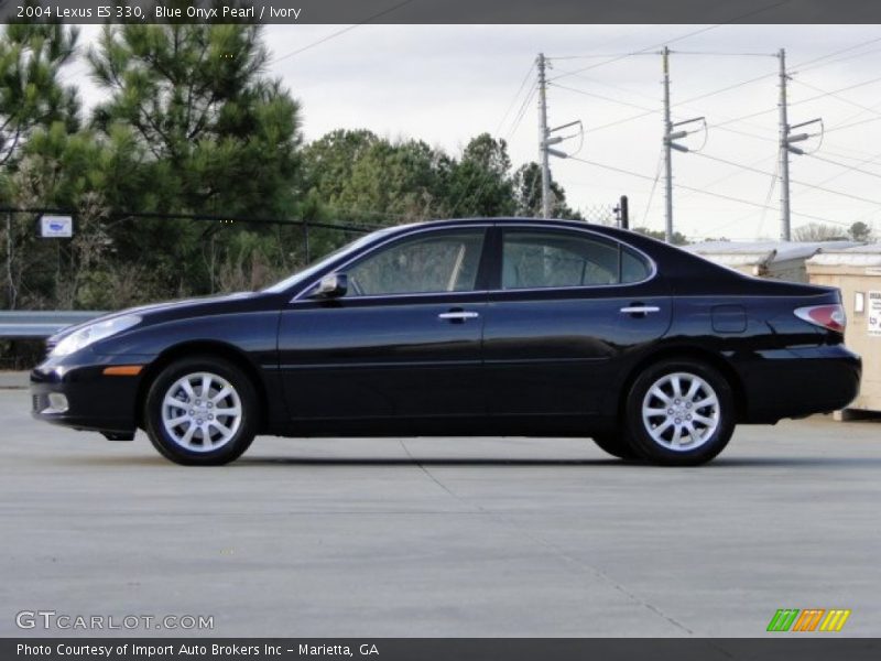 Blue Onyx Pearl / Ivory 2004 Lexus ES 330