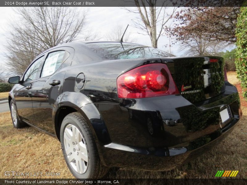 Black Clear Coat / Black 2014 Dodge Avenger SE