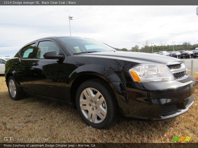 Black Clear Coat / Black 2014 Dodge Avenger SE