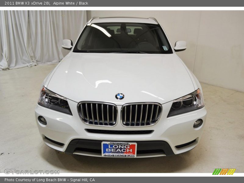 Alpine White / Black 2011 BMW X3 xDrive 28i