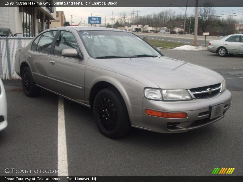 Sunlit Sand Metallic / Charcoal Black 1999 Nissan Maxima GXE