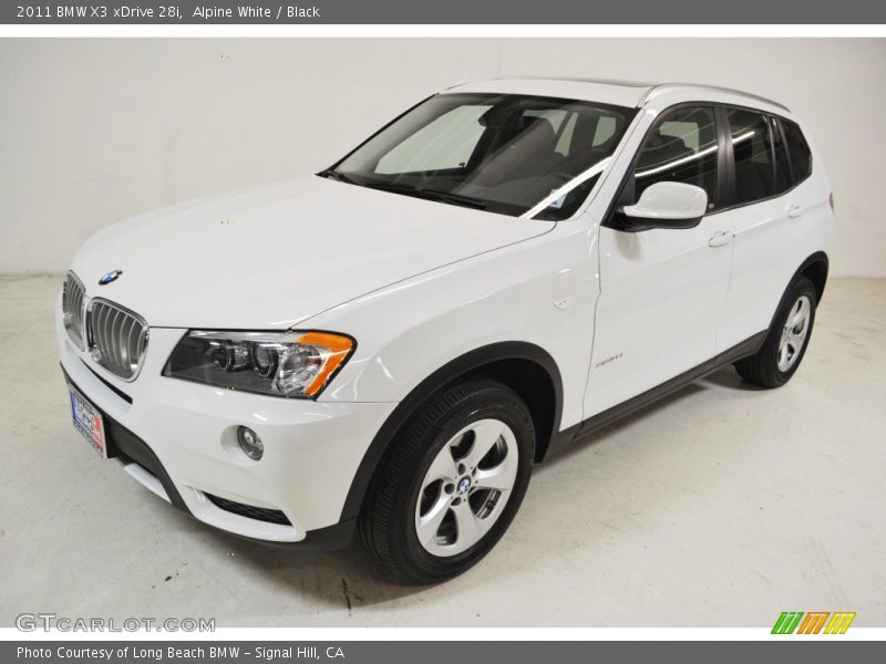 Alpine White / Black 2011 BMW X3 xDrive 28i