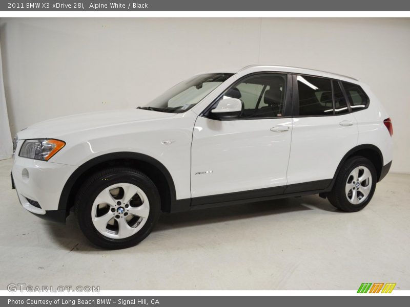 Alpine White / Black 2011 BMW X3 xDrive 28i
