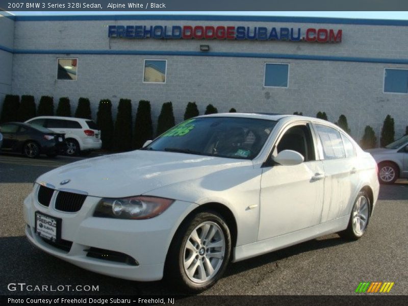 Alpine White / Black 2007 BMW 3 Series 328i Sedan