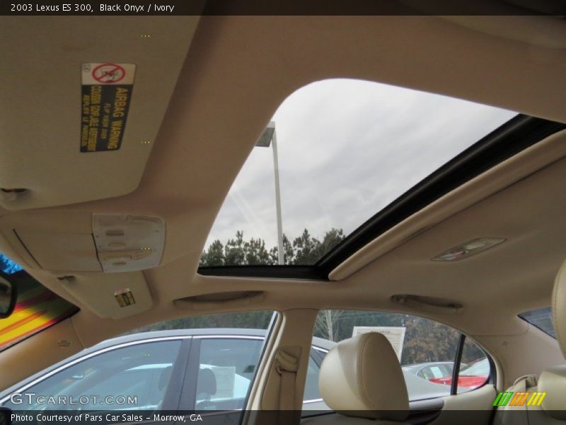 Black Onyx / Ivory 2003 Lexus ES 300