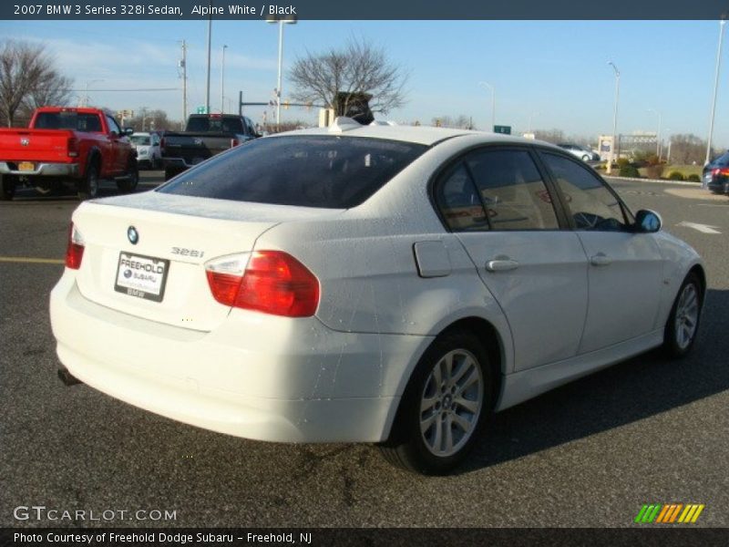 Alpine White / Black 2007 BMW 3 Series 328i Sedan