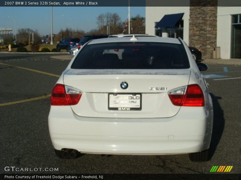 Alpine White / Black 2007 BMW 3 Series 328i Sedan