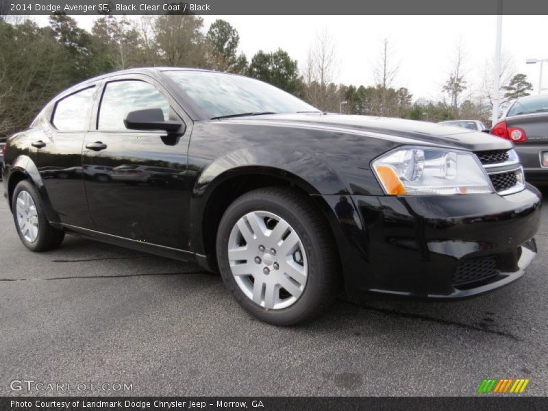 Black Clear Coat / Black 2014 Dodge Avenger SE