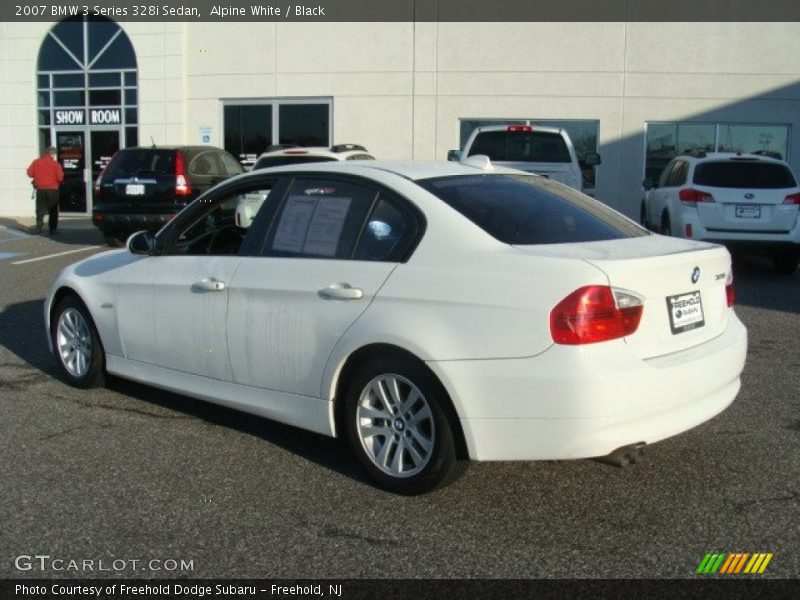 Alpine White / Black 2007 BMW 3 Series 328i Sedan