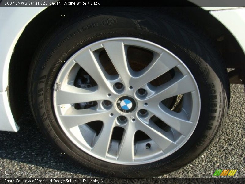 Alpine White / Black 2007 BMW 3 Series 328i Sedan