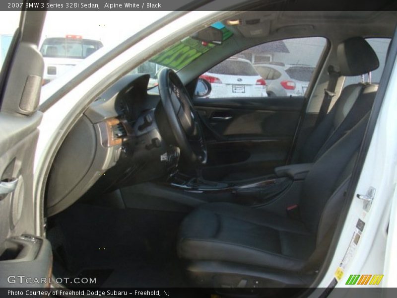 Alpine White / Black 2007 BMW 3 Series 328i Sedan