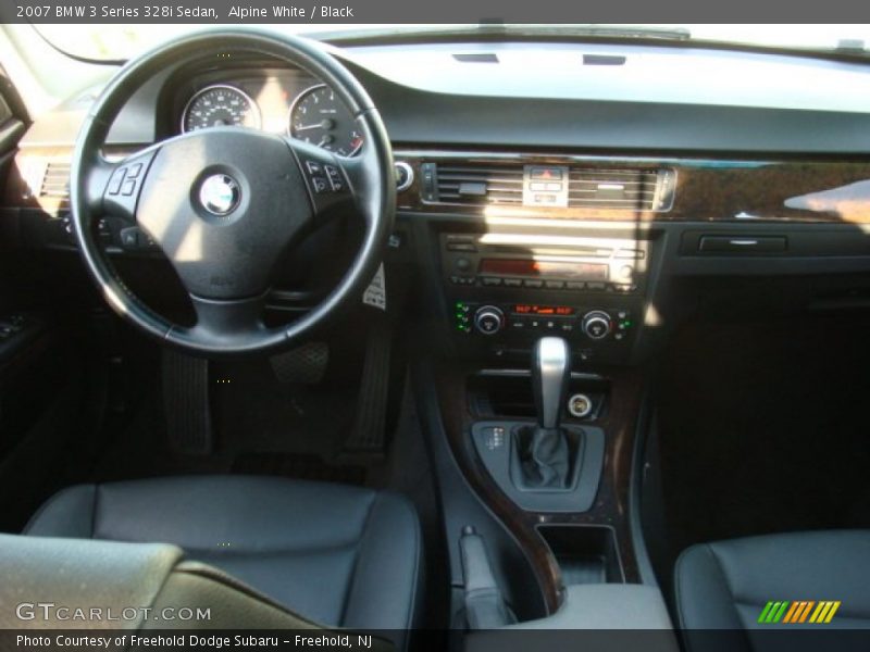 Alpine White / Black 2007 BMW 3 Series 328i Sedan