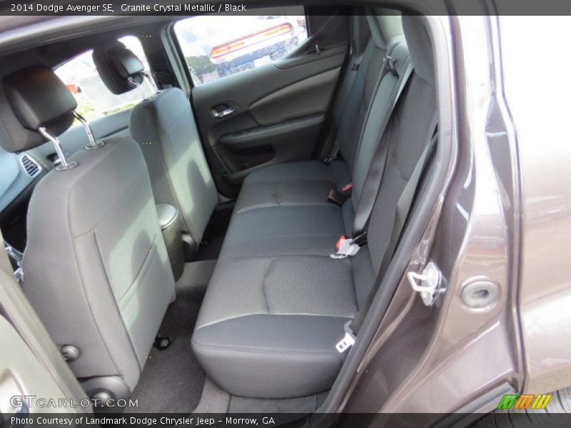 Granite Crystal Metallic / Black 2014 Dodge Avenger SE