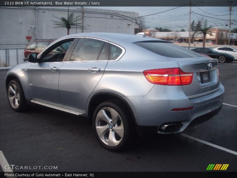 Blue Water Metallic / Ivory 2010 BMW X6 ActiveHybrid