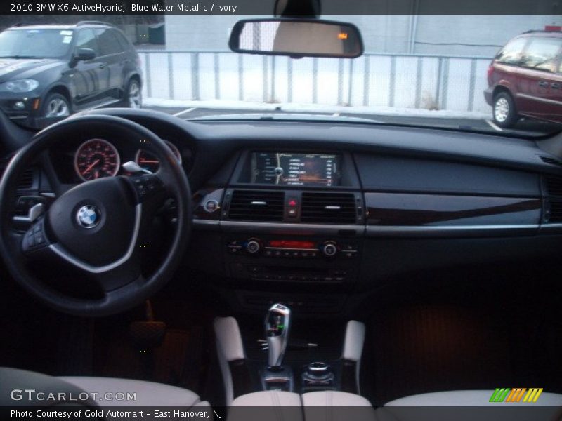 Blue Water Metallic / Ivory 2010 BMW X6 ActiveHybrid