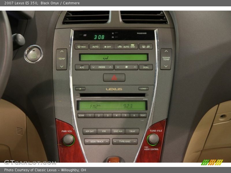Black Onyx / Cashmere 2007 Lexus ES 350