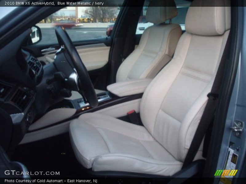 Front Seat of 2010 X6 ActiveHybrid