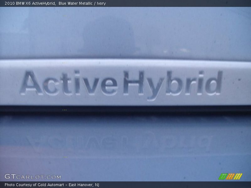 Blue Water Metallic / Ivory 2010 BMW X6 ActiveHybrid