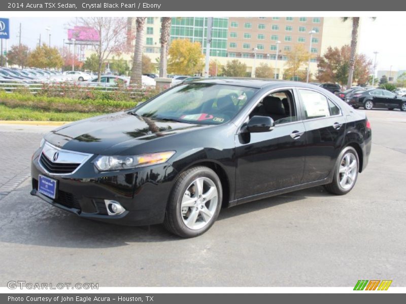 Crystal Black Pearl / Ebony 2014 Acura TSX Sedan