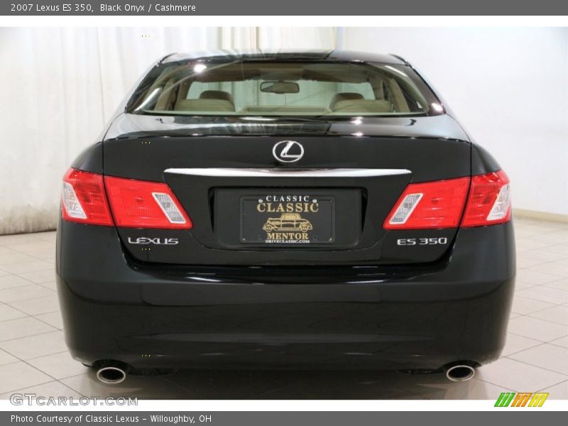 Black Onyx / Cashmere 2007 Lexus ES 350