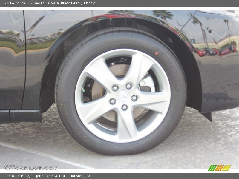 Crystal Black Pearl / Ebony 2014 Acura TSX Sedan