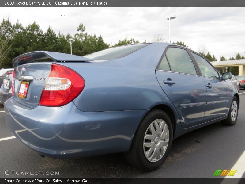 Catalina Blue Metallic / Taupe 2003 Toyota Camry LE V6