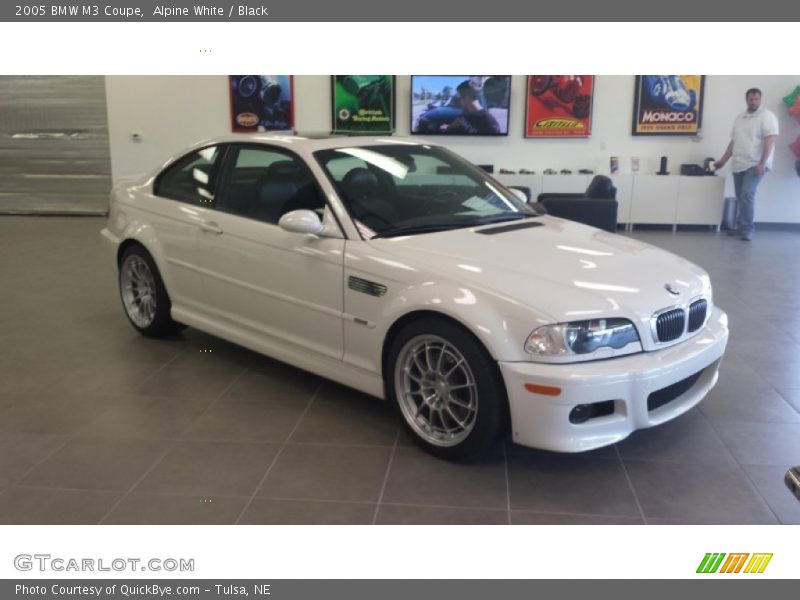 Alpine White / Black 2005 BMW M3 Coupe