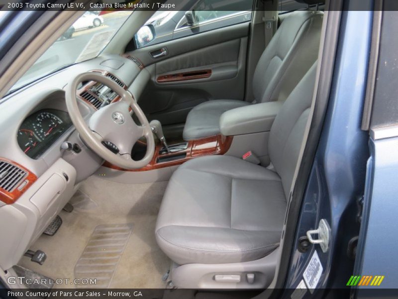 Catalina Blue Metallic / Taupe 2003 Toyota Camry LE V6