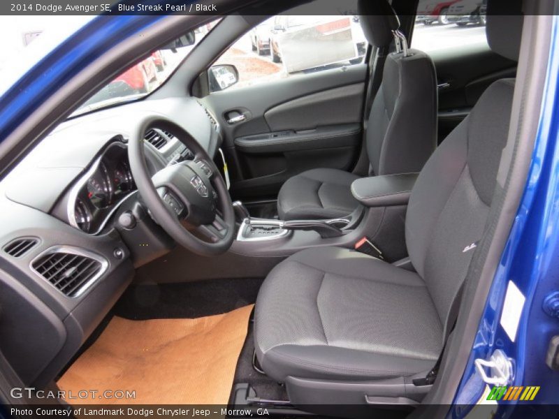 Blue Streak Pearl / Black 2014 Dodge Avenger SE