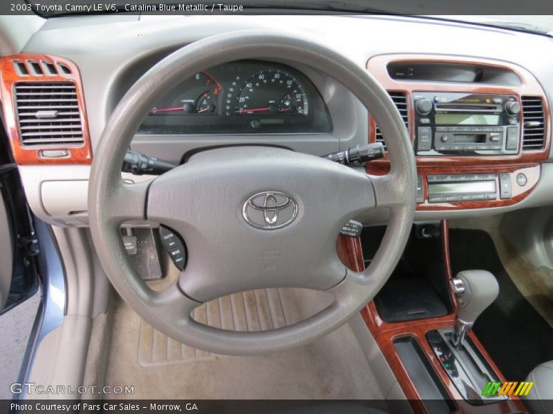 Catalina Blue Metallic / Taupe 2003 Toyota Camry LE V6