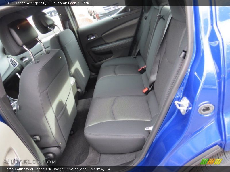 Blue Streak Pearl / Black 2014 Dodge Avenger SE