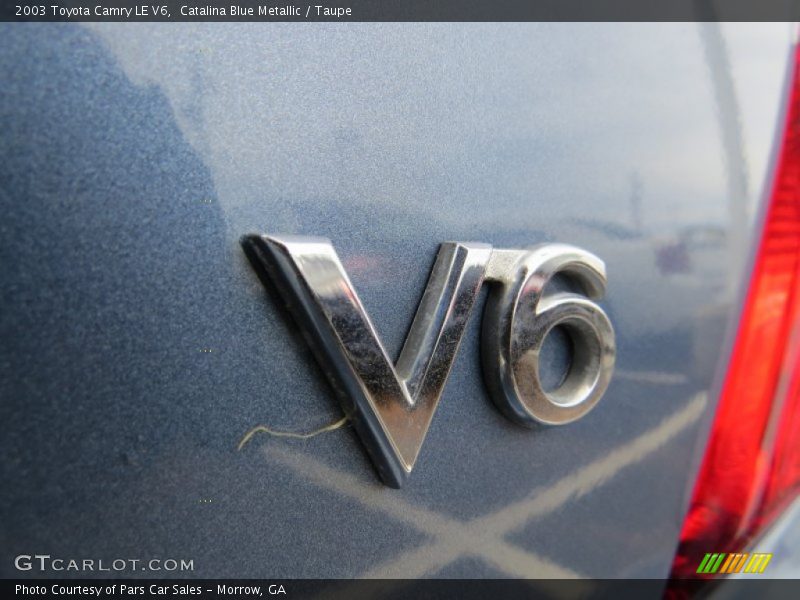 Catalina Blue Metallic / Taupe 2003 Toyota Camry LE V6