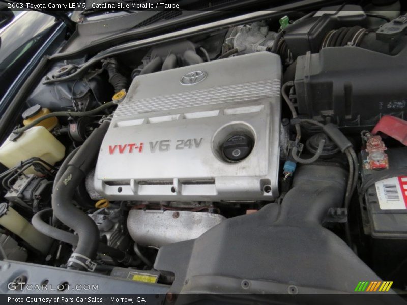 Catalina Blue Metallic / Taupe 2003 Toyota Camry LE V6