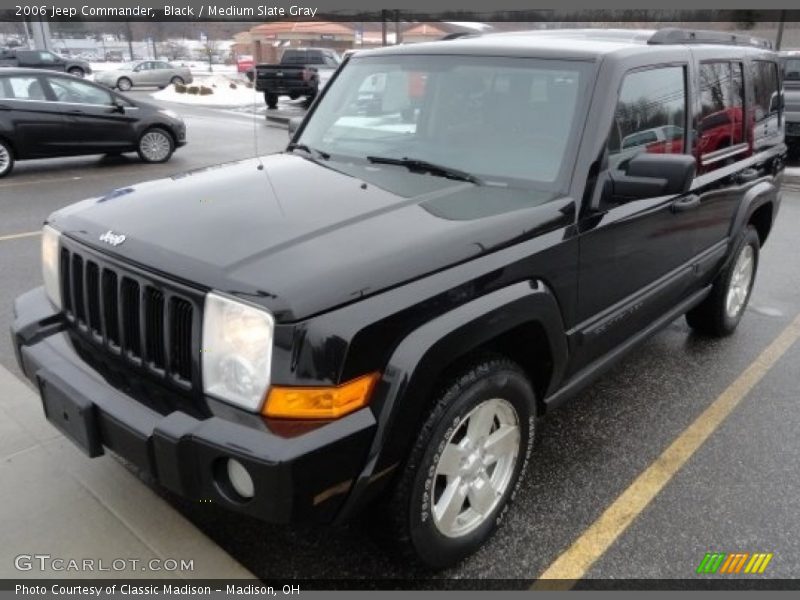 Black / Medium Slate Gray 2006 Jeep Commander