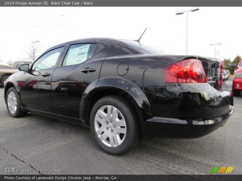 Black Clear Coat / Black 2014 Dodge Avenger SE