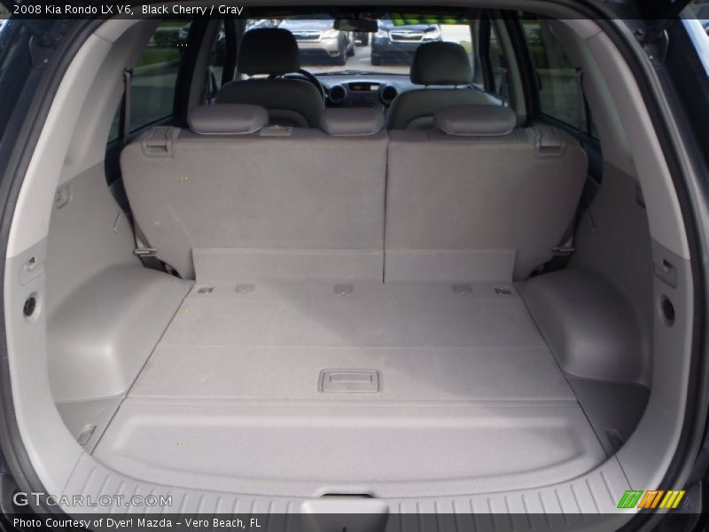 Black Cherry / Gray 2008 Kia Rondo LX V6