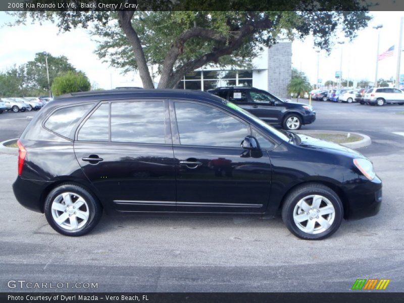 Black Cherry / Gray 2008 Kia Rondo LX V6