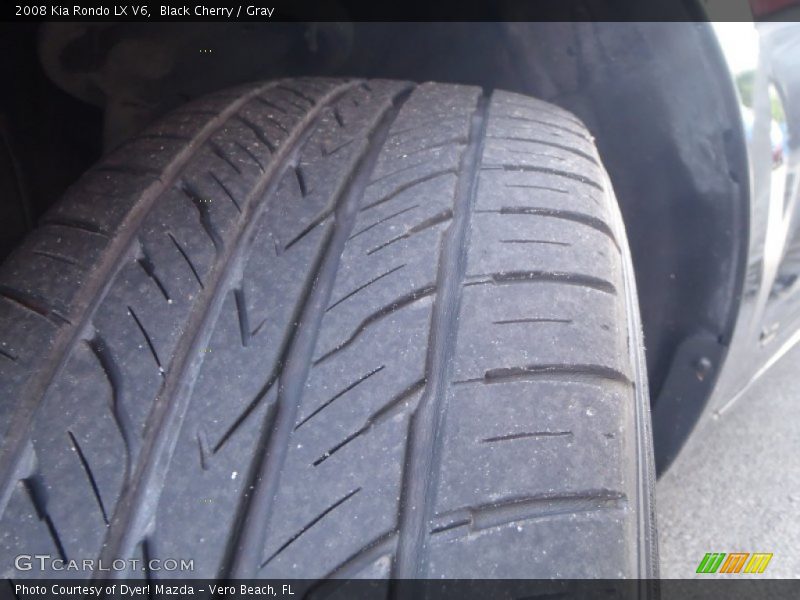 Black Cherry / Gray 2008 Kia Rondo LX V6