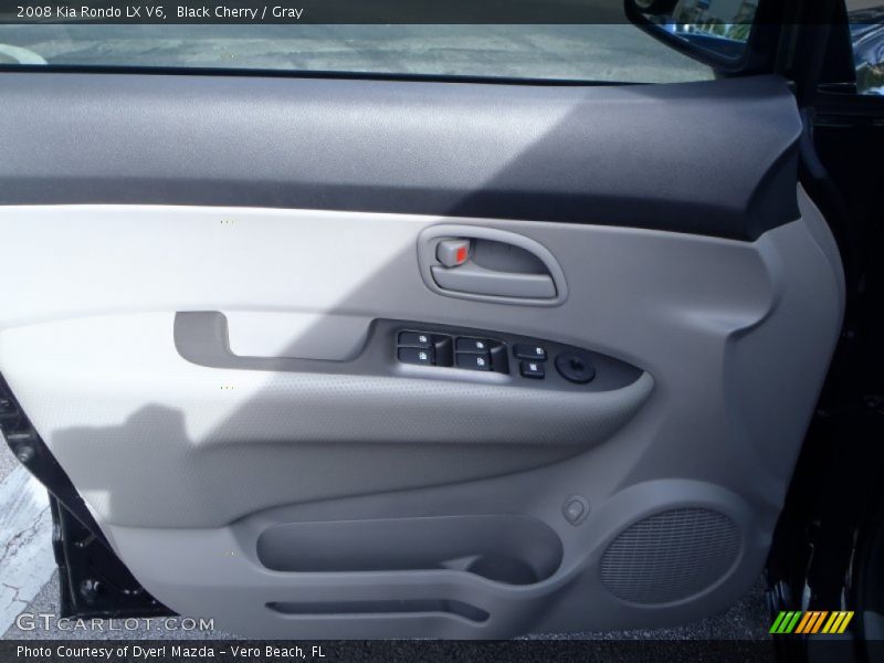 Black Cherry / Gray 2008 Kia Rondo LX V6