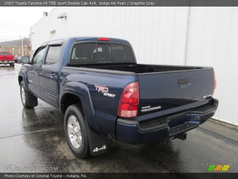 Indigo Ink Pearl / Graphite Gray 2007 Toyota Tacoma V6 TRD Sport Double Cab 4x4